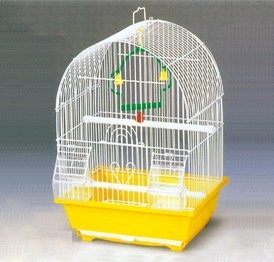 YA002 white wire bird cage