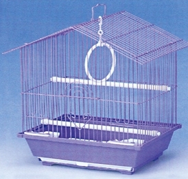 YA003 purple wire bird cage 