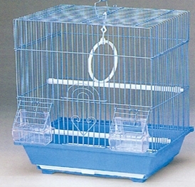 YA004 blue wire bird  cage