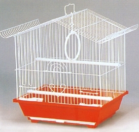 YA008-1 White Metal Bird Cage, Parrot House