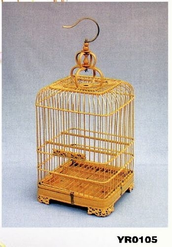 YR0105 Outdoor hanging bamboo bird cage