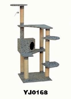 YJ0168 2015 small cat toy furniture of cat scratching tree