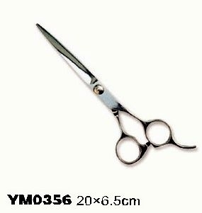 YM0356 Razorline Black Rubber Coating Pet Scissor