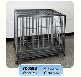 YD058B square tube dog crate 