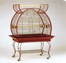 YA153 Colorful Open Top wire Parrot Cage with Stand