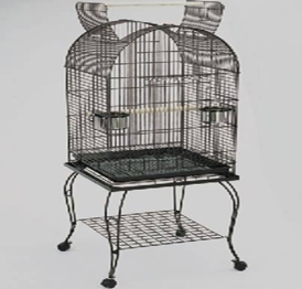 YA140-2 metal parrot cage wire bird cage with stand