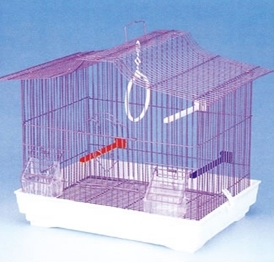 YA037 purple bird cage