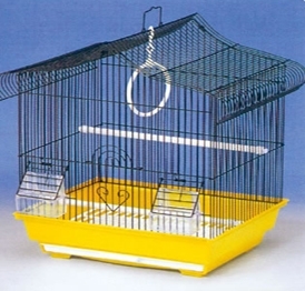 YA017-1  Black Metal Bird Cage, Parrot House