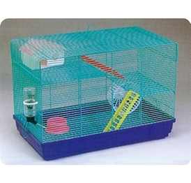 YB015 green wire hamster cage