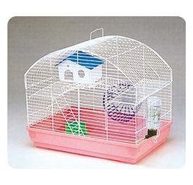 YB016  stylish and luxury pink wire bird cage for pet rest
