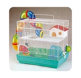 YB007-2 luxury two layer wire metal hamster cage