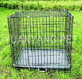 YD014 black wire dog cage dog crate 