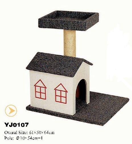 YJ0107 top quality large cat tree cat furniture for cats