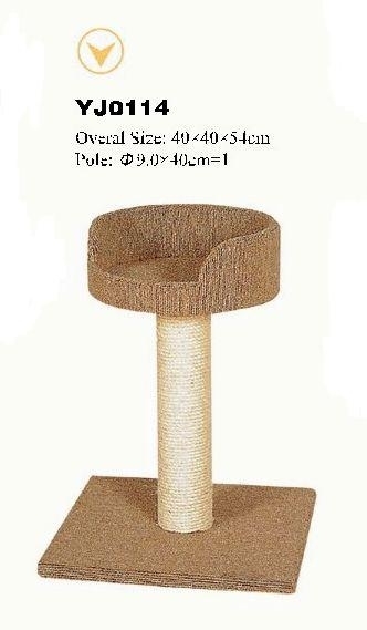 YJ0114 Carpeted Cat House Cat Tree Cat Furniture