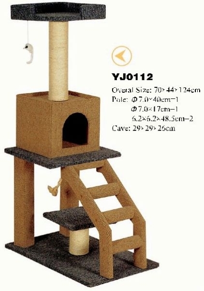 YJ0112 Cat Tree Cat Scratcher Tree Cat Furniture