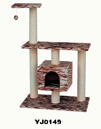 YJ0149 Large/Medium Cat House cat tree cat furniture,hot selling in Germany!