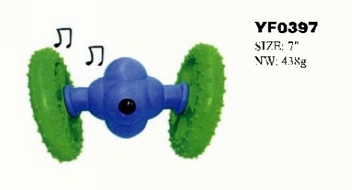 YF0397  dog toy High flexible silicone rubber toy