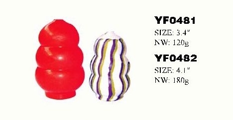 YF0481-YF0482  Soft Rubber Best Selling Dog Toys