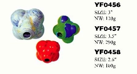 YF0456-YF0458 Cute Pet Toy Pet Rubber Toy Rubber Dog Toy