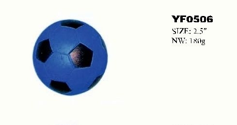 YF0506 rubber football toy for dog/small pet toy
