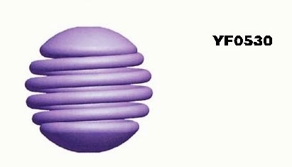 YF0530 shaped rubber squeaky pet dog chew toy