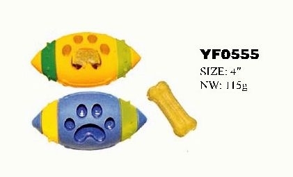 YF0555  rubber pet dogs puppies toy for play chews exercise 