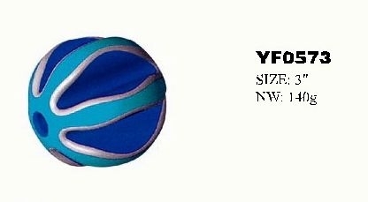 YF0573 Eco Friendly rubber ball for dog 