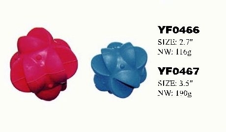 YF0466-YF0467 eco-friendly rubber dog toy