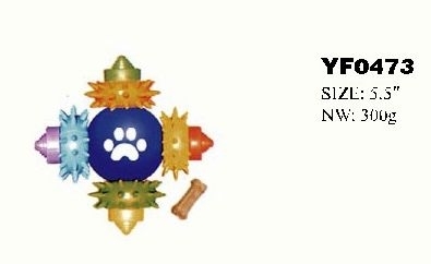 YF0473  rubber pet toys for small dogs