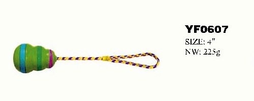 YF0607 Rope Rubber Dog Toy