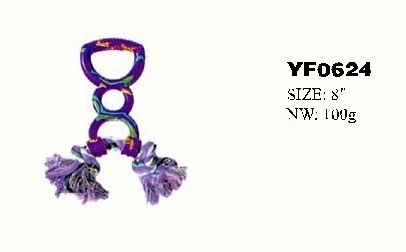 YF0624 Dog Cat Pet Toy Colorful Rope Toy