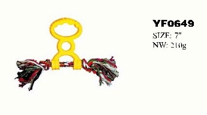YF0649 BALL ON ROPE /PET PLAY TOYS /DOG ROPE