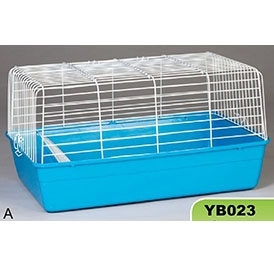 YB023-1 wire plastic rabbit cage