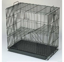 YB021 wire black metal rabbit cage