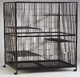 YB091-2 big black rabbit cage