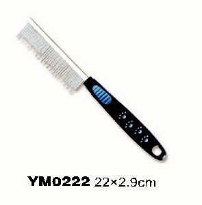 YM0222 Plastic/Steel Pet comb