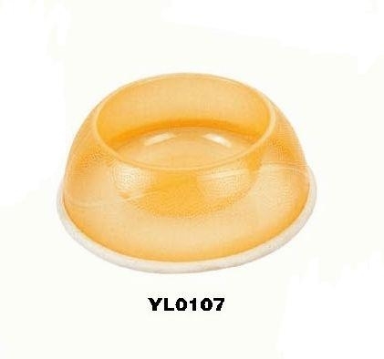 YL0107 New fashion 2015 pet products plastic silicone pet dog bowl