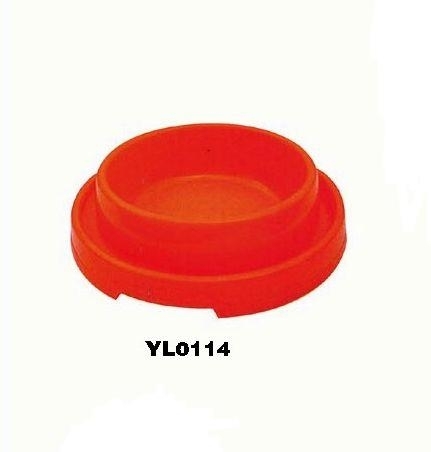 YL0114 red plastic dog bowl