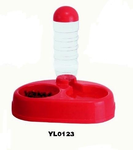 YL0123 Portable Plastic Feeding Bowl/ Dog Pet Travel Drink Water Bottle /pet Dispenser