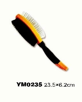 YM0235 Double side pet brush, Cat hair brush,Cat grooming brush
