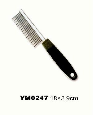 YM0247 pet curved needle brush