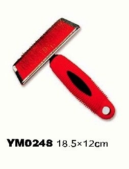 YM0248 plastic magic pet brush for large dog