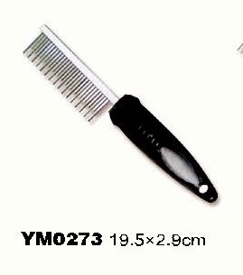 YM0273 pet grooming brush stainless dog comb products 