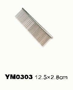 YM0303 small Plating comb pet brush