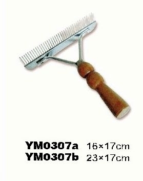YM0307a-Wooden Pet Comb dog&cat grooming brush products supplier