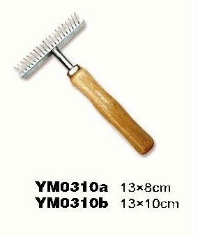 YM0310a- pet dog rubber grooming brush
