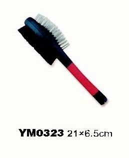 YM0323 Plastic Handle 2 in 1 Pet Comb Brush