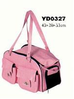 YD0327 pink fabric dog bag 