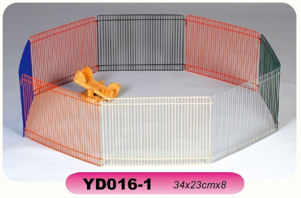 YD016-1 colorful wire metal dog fence
