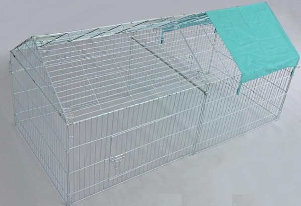 YD163 zinc wire dog fence with roof 